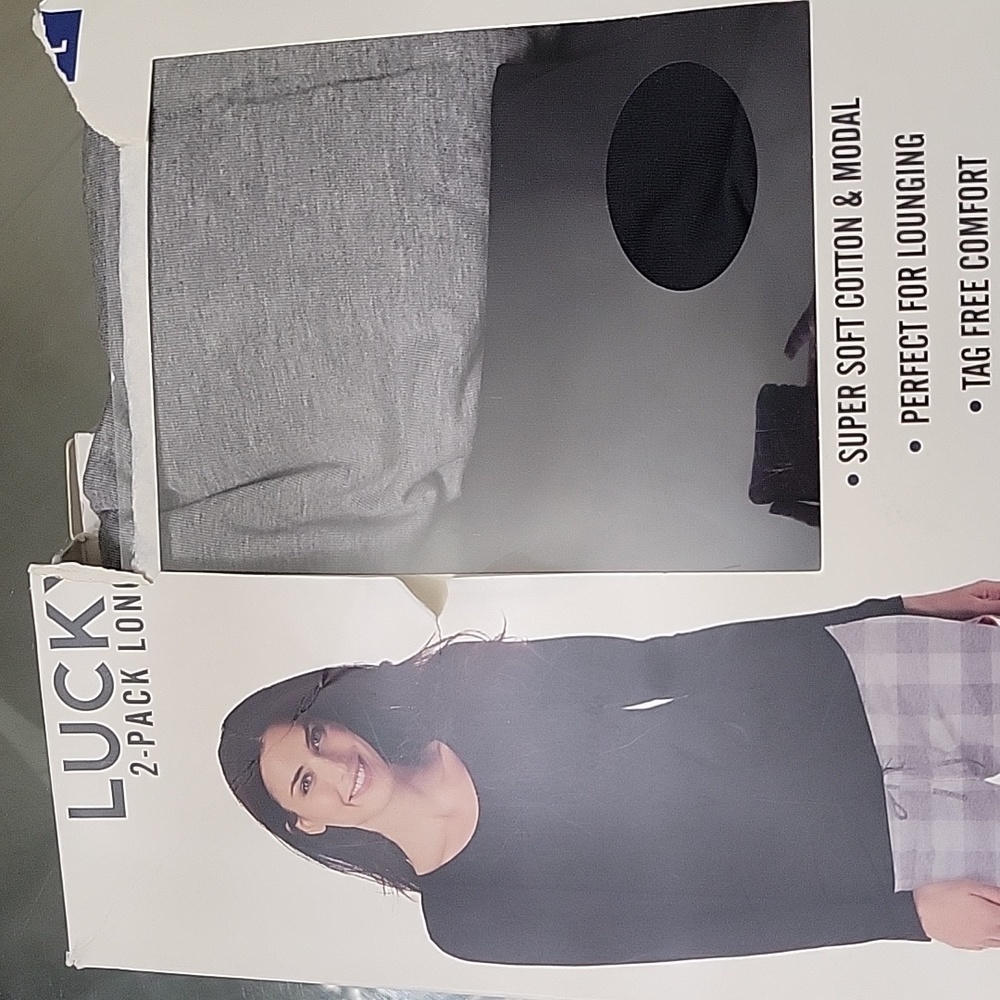 Lucky Brand Size L 2 Pack Long Sleeve Lounge Wear
